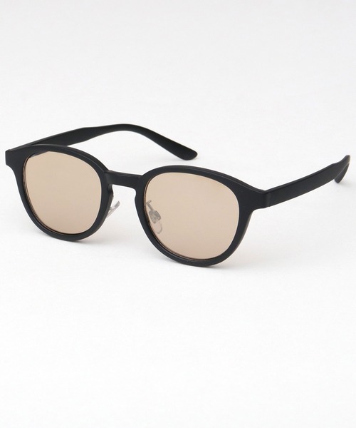 A.M.S. サングラス セルフレーム サングラス ウェリントンタイプ 鼻