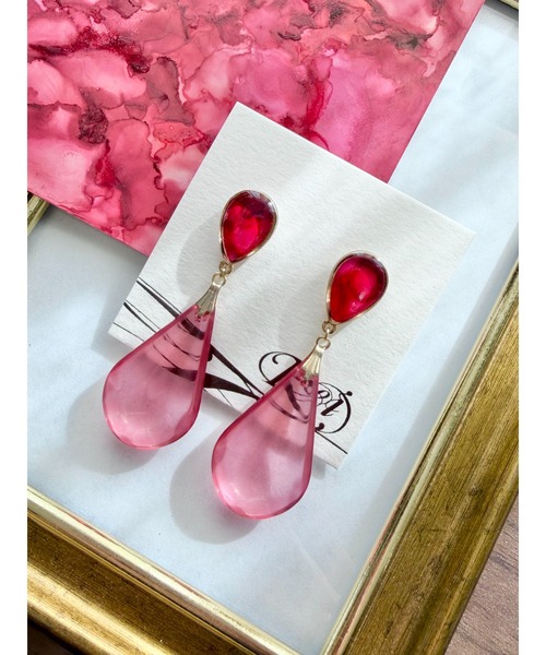 TONE（トネ） ピアス 「零-Rei-」瞬きシリーズ 大ぶりクリスタル