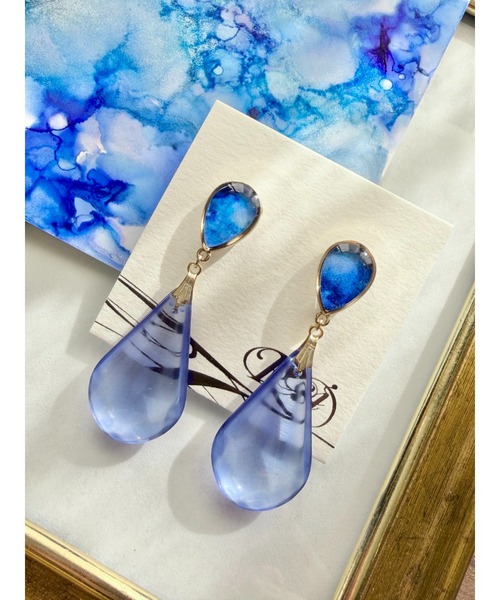 TONE（トネ） ピアス 「零-Rei-」瞬きシリーズ 大ぶりクリスタル