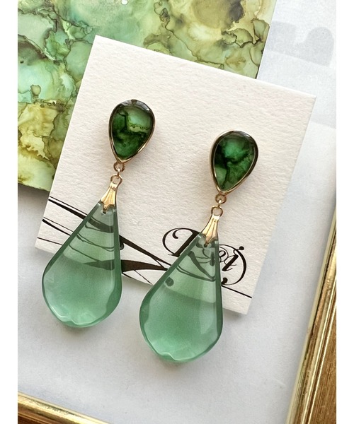 TONE（トネ） ピアス 「零-Rei-」瞬きシリーズ 大ぶりクリスタル