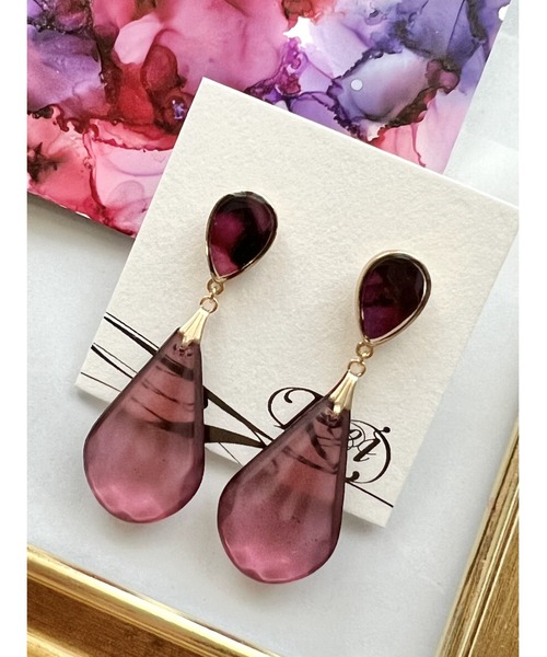 TONE（トネ） ピアス 「零-Rei-」瞬きシリーズ 大ぶりクリスタル