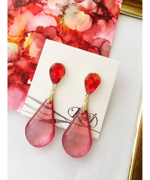 TONE（トネ） ピアス 「零-Rei-」瞬きシリーズ 大ぶりクリスタル