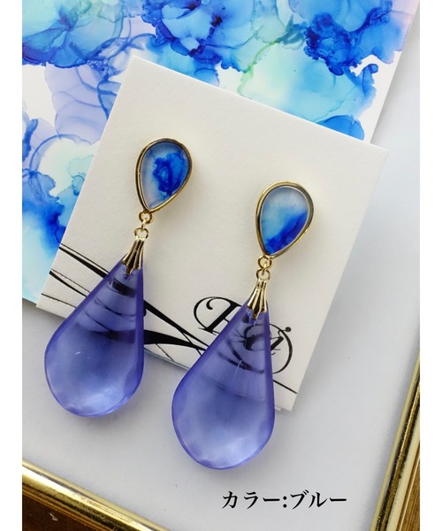 TONE（トネ） ピアス 「零-Rei-」瞬きシリーズ 大ぶりクリスタル