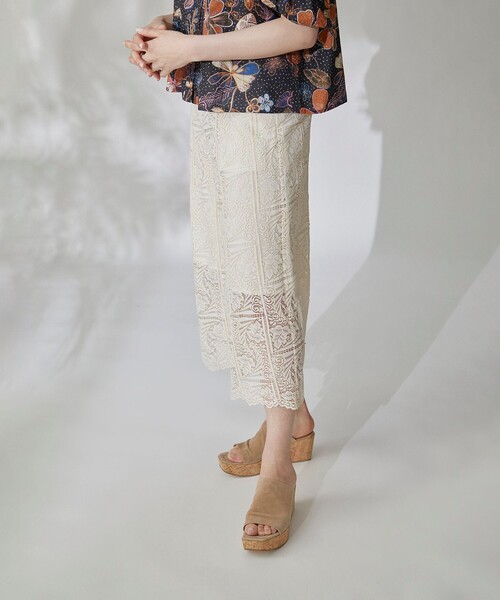 送料無料キャンペーン パンツ レースワイドパンツ