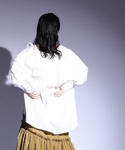 【美品】MACHATT アシメカラーブラウス MACHATT マチャット アシメカラーブラウス
