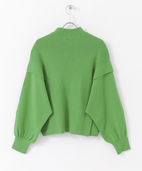 Reservation 緑色 セーター セール】WEGO/カレッジロゴBIGセーター（ニット/セーター