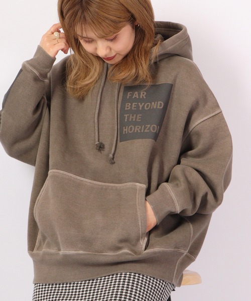 FLASH PACKER（フラッシュパッカー） パーカー ピグメントドロップ