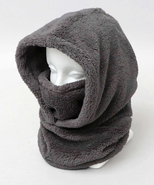 A.M.S. ネックウォーマー スヌード フリースボア フードネック