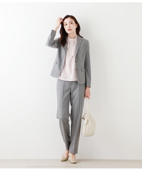 NEWYORKER ジャケット テーラードジャケット TWシャンブレー
