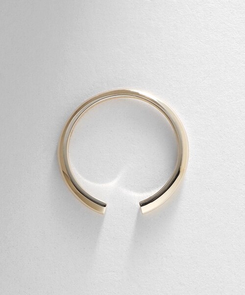 COCOSHNIK（ココシュニック） 指輪 リング K10しのぎ オープンリング