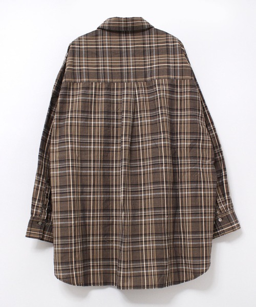 ブラウス シャツ B2778 レギュラーカラーチェックシャツ レディース RNA-N ブラウス シャツ B2778 レギュラーカラーチェックシャツ