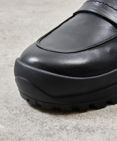 ローファー PADRONE パドローネ / LOAFERS with 884C Vibram ビブラムソールローファー / PU8840-2002の画像