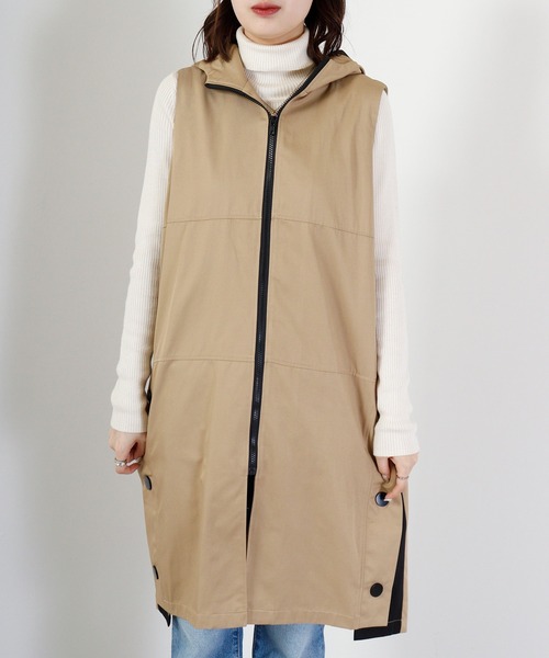 ベスト ジレ a.n.l フーデッドベスト レディース ベスト ジレ a.n.l フーデッドベスト レディース : ZOZOTOWN