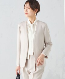 【新品タグ付】定価￥19,910 SHIPS ツイルノーラペルジャケット手洗い可 新品タグ付】定価￥19,910 SHIPS ツイルノーラペルジャケット
