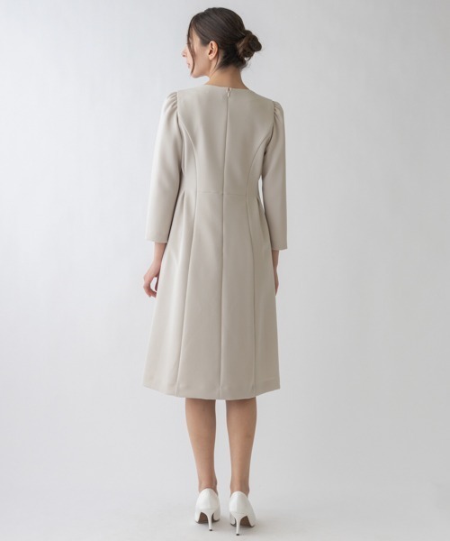 Sono ワンピース 「SONO NAVY」「MUMMUMダブルクロス」プチリボン  