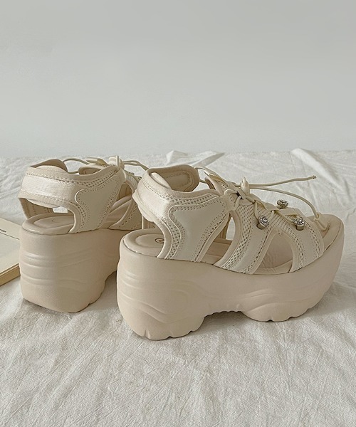 Shoes in Closet サンダル 軽量厚底 スタイルアップソール
