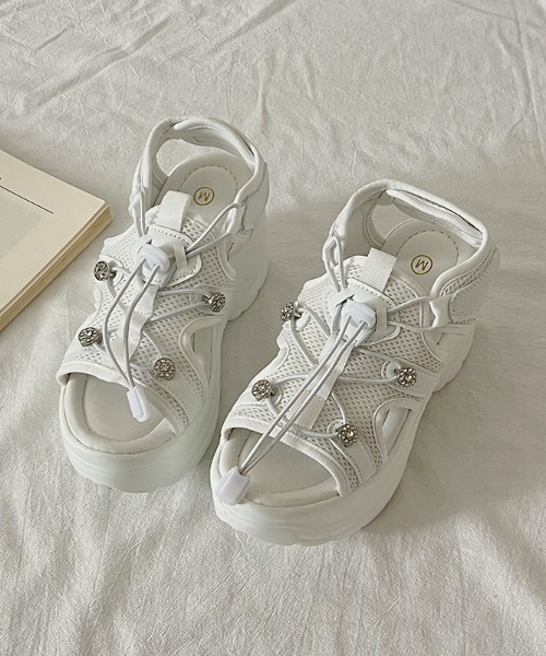 Shoes in Closet サンダル 軽量厚底 スタイルアップソール