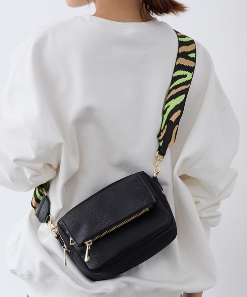 新品　TOPKAPI COULEUR 異素材コンビ フラップ ショルダーバッグ TOPKAPI COULEUR ショルダーバッグ バッグ 「TOPKAPI COULEUR