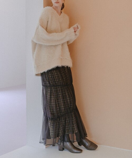FREAK'S STORE ニット セーター CREDONA/クレドナ 別注 Vネック