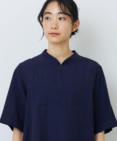 ADIEU TRISTESSE　アデュートリステス モダールリネン　ワンピース ADIEU TRISTESSE ワンピース モダールリネンコットンワンピース