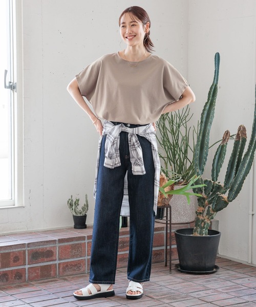 tシャツ Tシャツ なめらかタッチドルマンプルオーバー/992261 