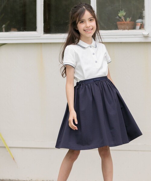 スカート 「110-140cm」ソロナギャザー スカート キッズ : 83241385  