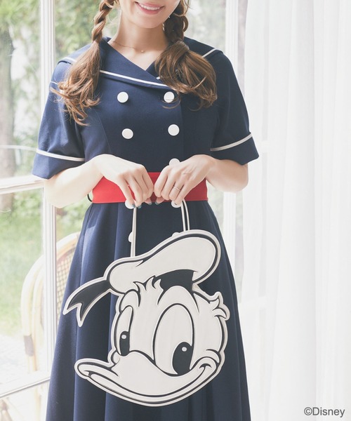 新品 未開封 アリーム Disney  ドナルド モノトーン フェイスバッグ ドナルド/モノトーンフェイスバッグ/Areeam（アリーム）のその他バッグ