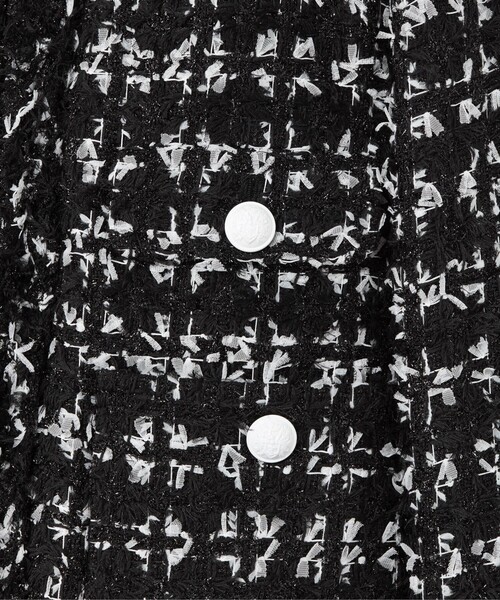 GRACE CONTINENTAL ジャケット ノーカラージャケット Tweed ジャケット