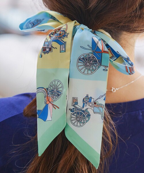 Tiaclasse シュシュ 「2type」スカーフ柄シュシュ : ZOZOTOWN Yahoo!店