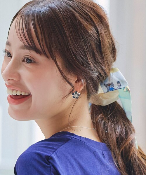 Tiaclasse シュシュ 「2type」スカーフ柄シュシュ : ZOZOTOWN Yahoo!店