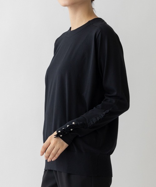 ニット セーター 「SONO/ソーノ」VIS./Po エッセンシャルセミワイドニットプルオーバー レディース Sono ニット セーター 「SONO/ソーノ」VIS./Po エッセンシャル