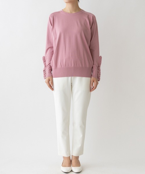 ニット セーター 「SONO/ソーノ」VIS./Po エッセンシャルセミワイドニットプルオーバー レディース Sono ニット セーター 「SONO/ソーノ」VIS./Po エッセンシャル