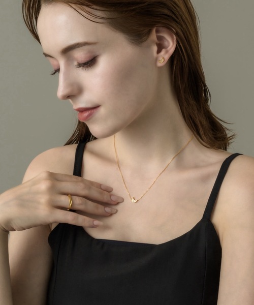 muku ネックレス ジルコニアミニムーンNC レディース : ZOZOTOWN Yahoo