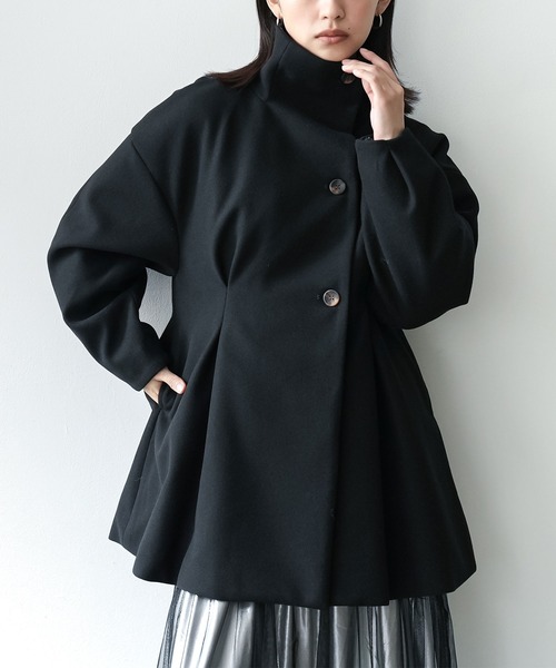 mili an deni（ミリアンデニ） コート チェスターコート ウェスト絞り