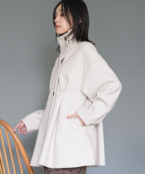 mili an deni（ミリアンデニ） コート チェスターコート ウェスト絞り