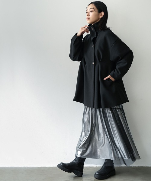 mili an deni（ミリアンデニ） コート チェスターコート ウェスト絞り