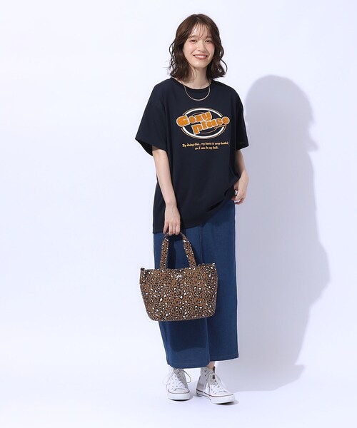 フランス⭐で ブルーのお店で バックと靴を揃えて買った⭐ローヒール靴です SHOO・LA・RUE トートバッグ 「Lee別注」フロントポケットトート