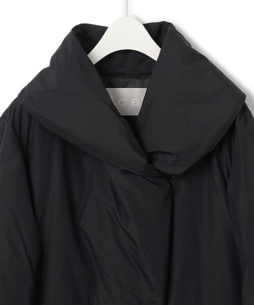 【大人サイズ】【44】ICB ノーカラー ダウンコート レディース ICB（アイシービー） ダウンコート ダウンジャケット ADSダウン