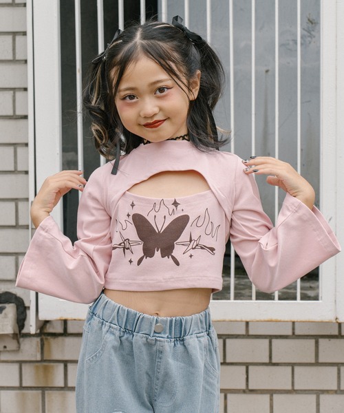 子供服 まとめ売り 女の子 夏服 Tシャツ キッズ 140 150 バーバリー a.v.v tシャツ 「140-150」ギンガムスリーブ゛Tシャツ キッズ