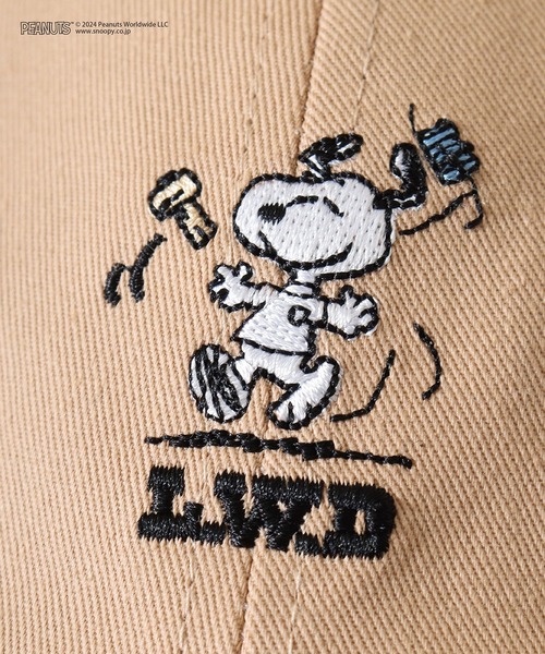 PEANUTS キャップ 帽子 LIFE WORK DESIGN WORKSON ローキャップ