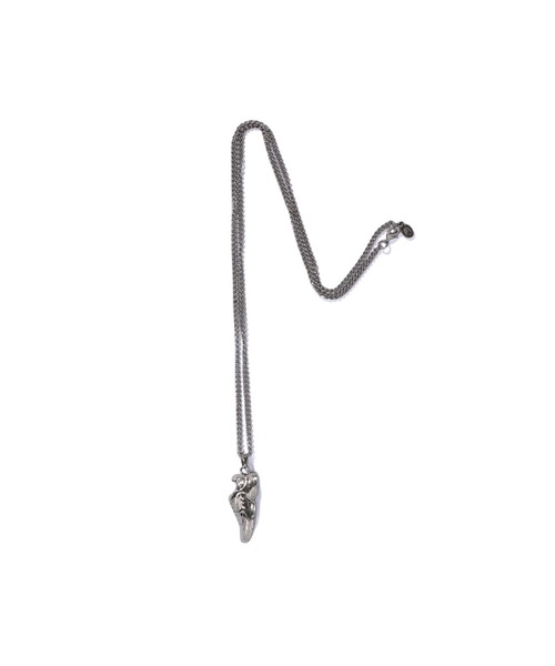 A BATHING APE ネックレス シルバー RHINESTONE APE HEAD NECKLACE