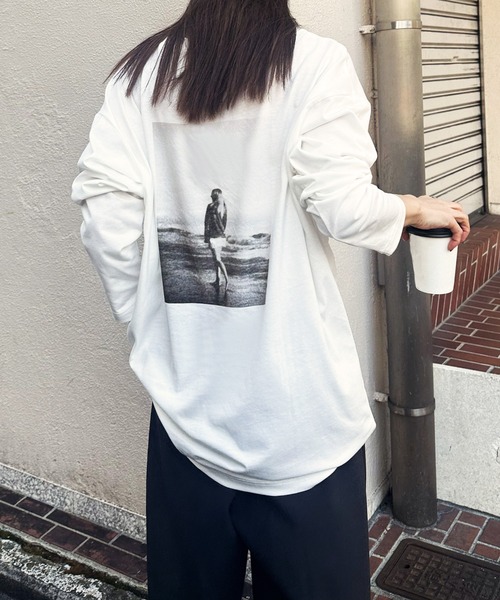tシャツ 「新色追加」アソートバックプリントロングTシャツ
