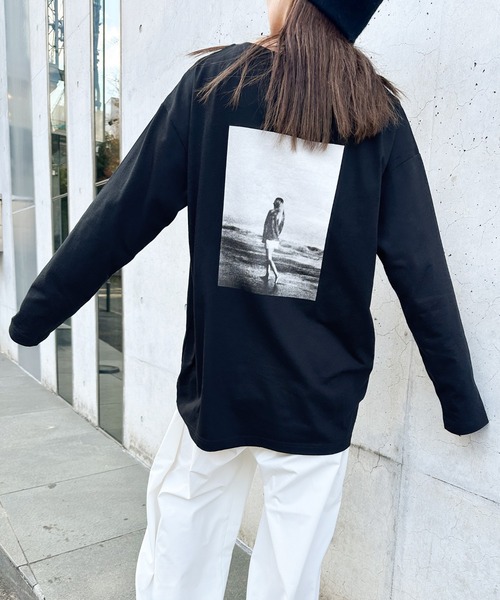 tシャツ 「新色追加」アソートバックプリントロングTシャツ