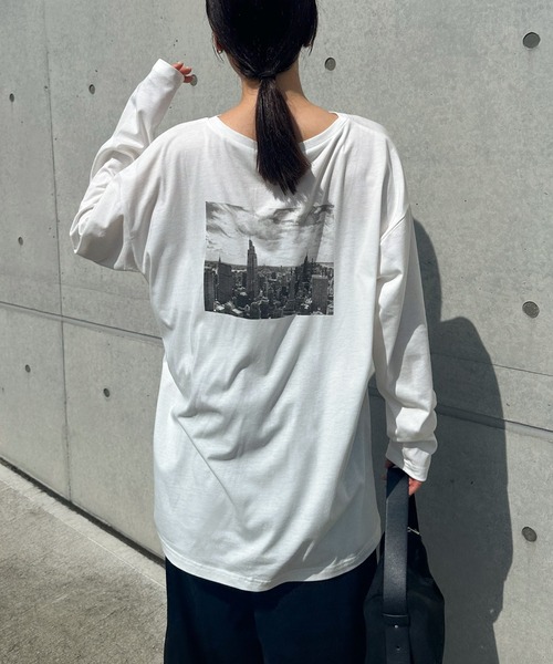 tシャツ 「新色追加」アソートバックプリントロングTシャツ