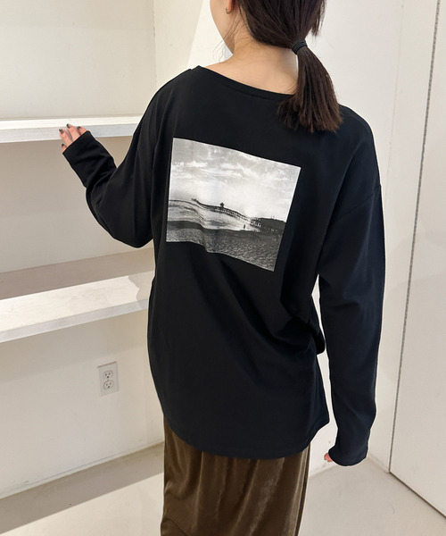 tシャツ アソートバックプリントロングTシャツ レディース : ZOZOTOWN