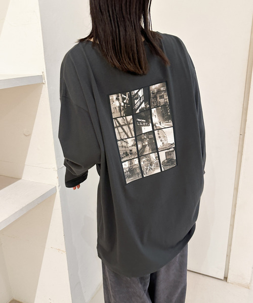tシャツ アソートバックプリントロングTシャツ レディース : ZOZOTOWN