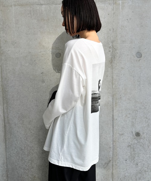 tシャツ アソートバックプリントロングTシャツ レディース : ZOZOTOWN