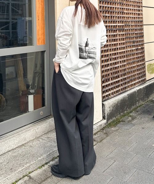 【激レア】hth バックプリント　ロンT レトロバックプリントロンT(M ブラック): トップス｜Right-on