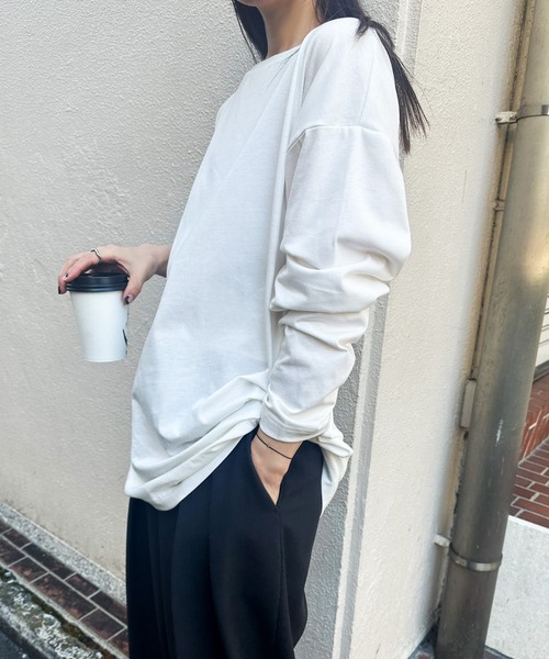 tシャツ 「新色追加」アソートバックプリントロングTシャツ