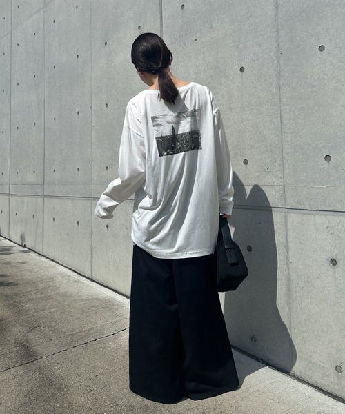 tシャツ 「新色追加」アソートバックプリントロングTシャツ
